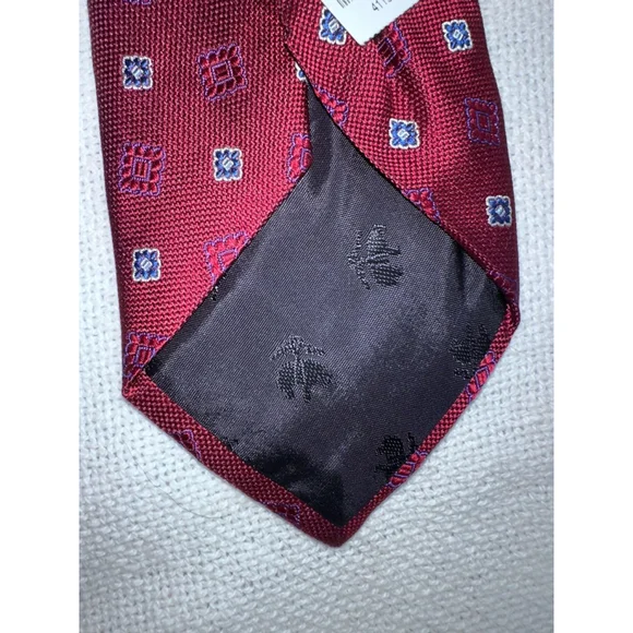 NWT Men’s Brooks Brothers 100% Silk Dress Maroon Neck Tie